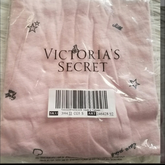 Pink  victoria's secret V neck  T shirt - Picture 3 of 4